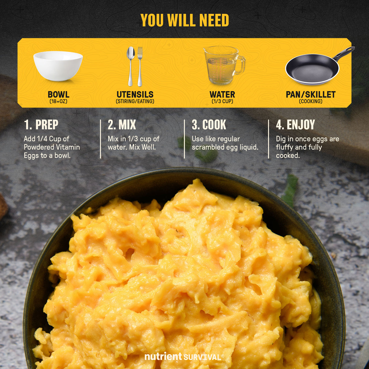 Powdered Vitamin Eggs Pantry Pack