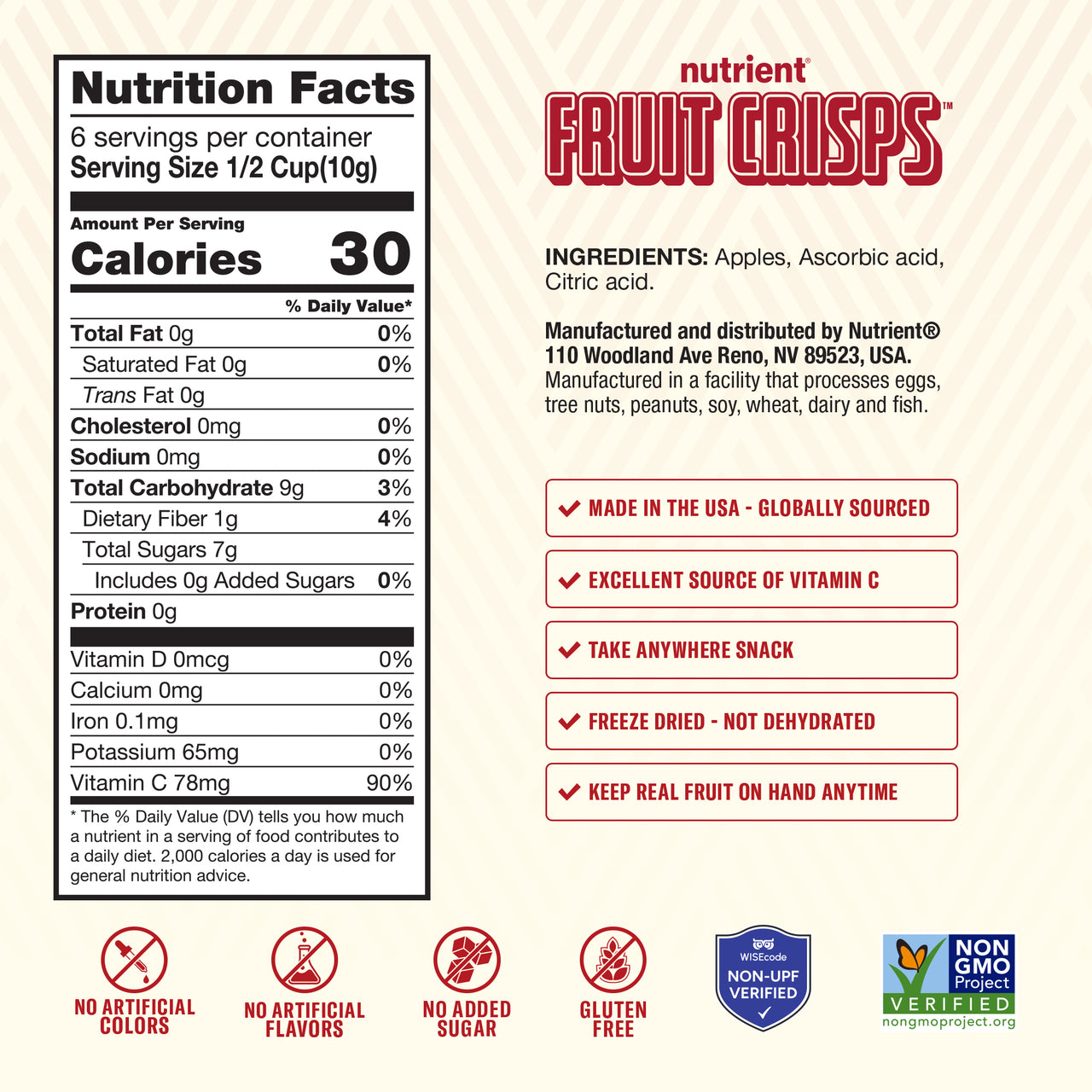Apple Fruit Crisps 6-Pack