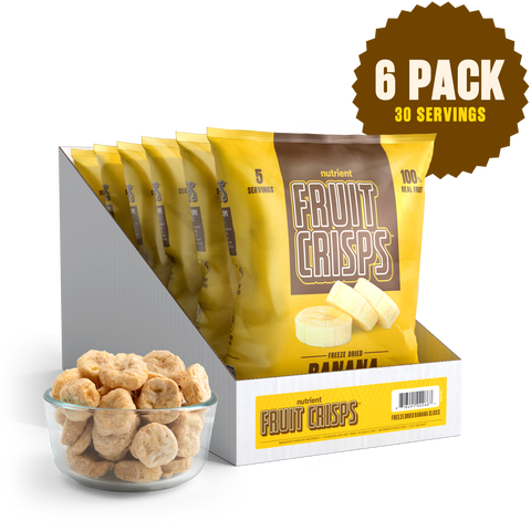 Banana Fruit Crisps 6-Pack