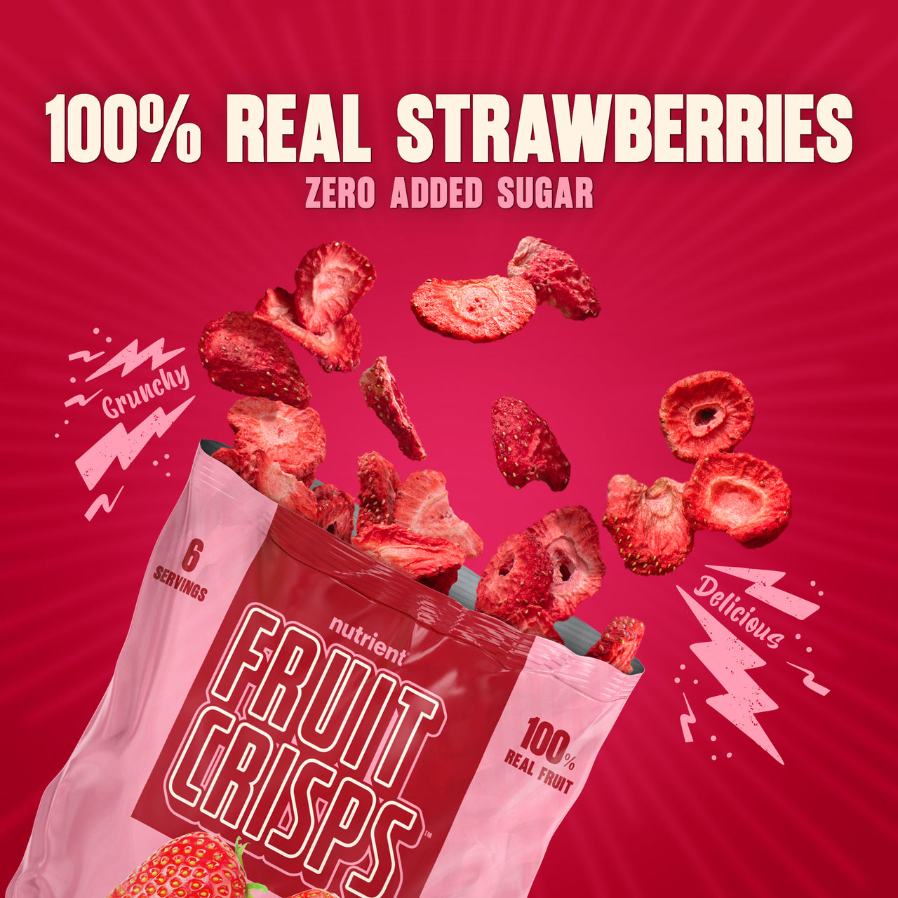 Strawberry Fruit Crisps 6-Pack