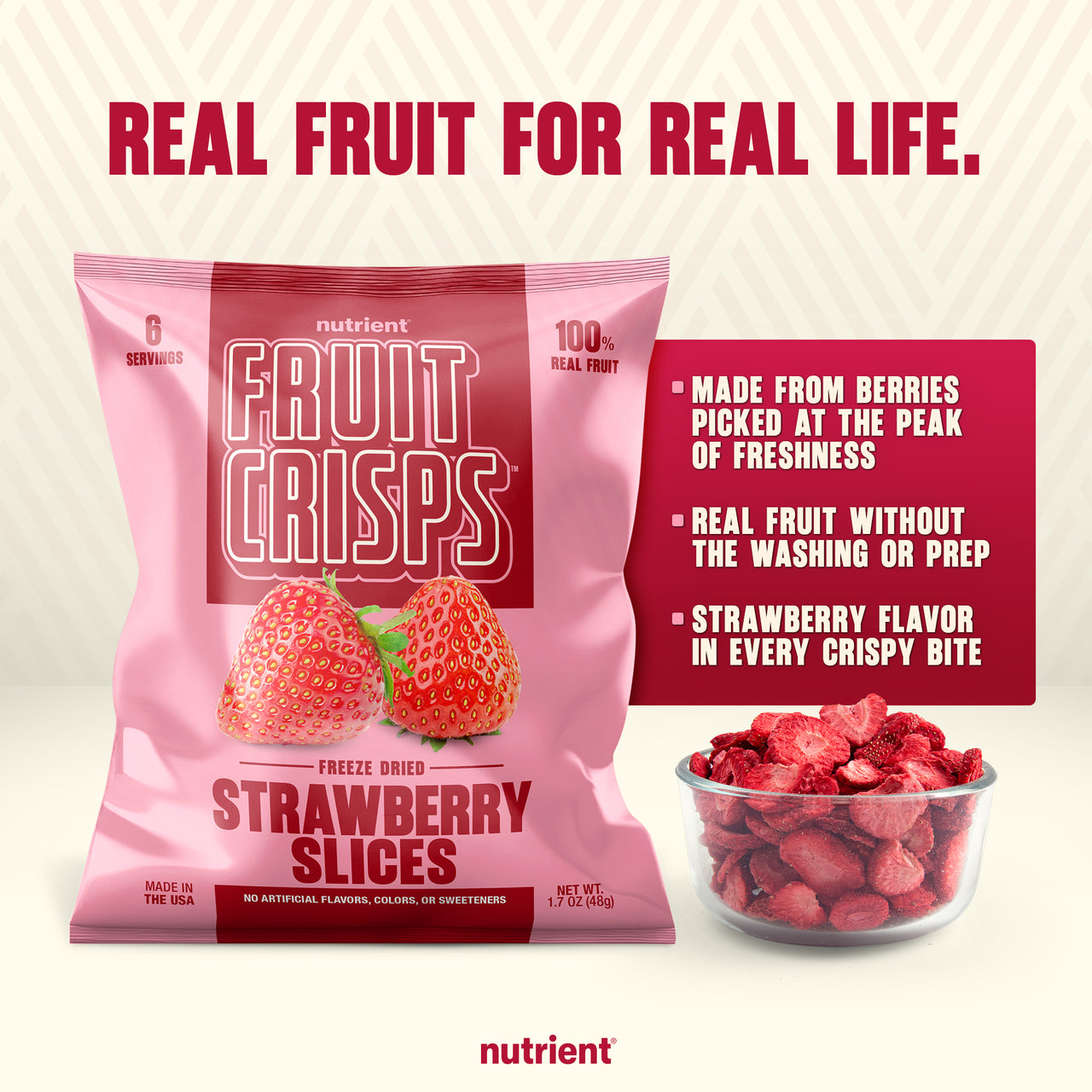 Strawberry Fruit Crisps 6-Pack