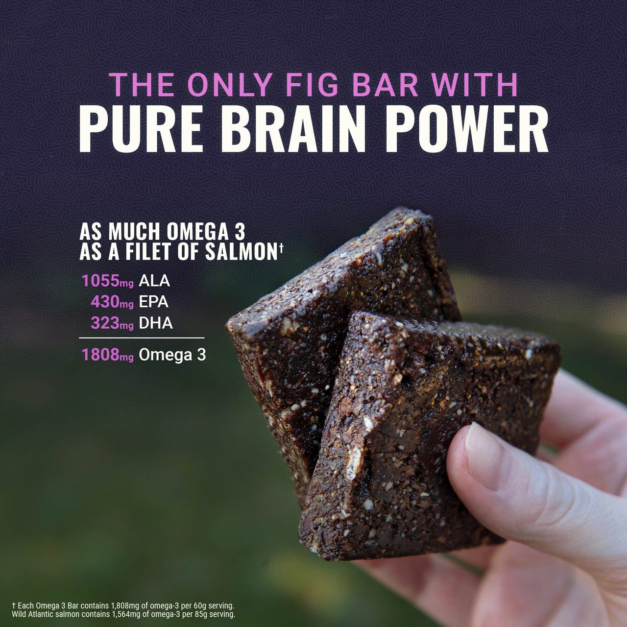 Omega 3 Bar® - Dark Chocolate - Box (8 Count)