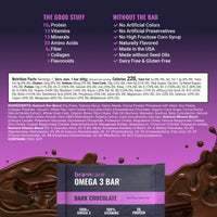 Thumbnail for Omega 3 Bar® - Dark Chocolate - Box (8 Count)