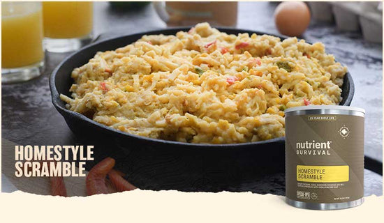 Mountain House - Scrambled Eggs w/ Bacon #10 Cans - CAN OR CASES