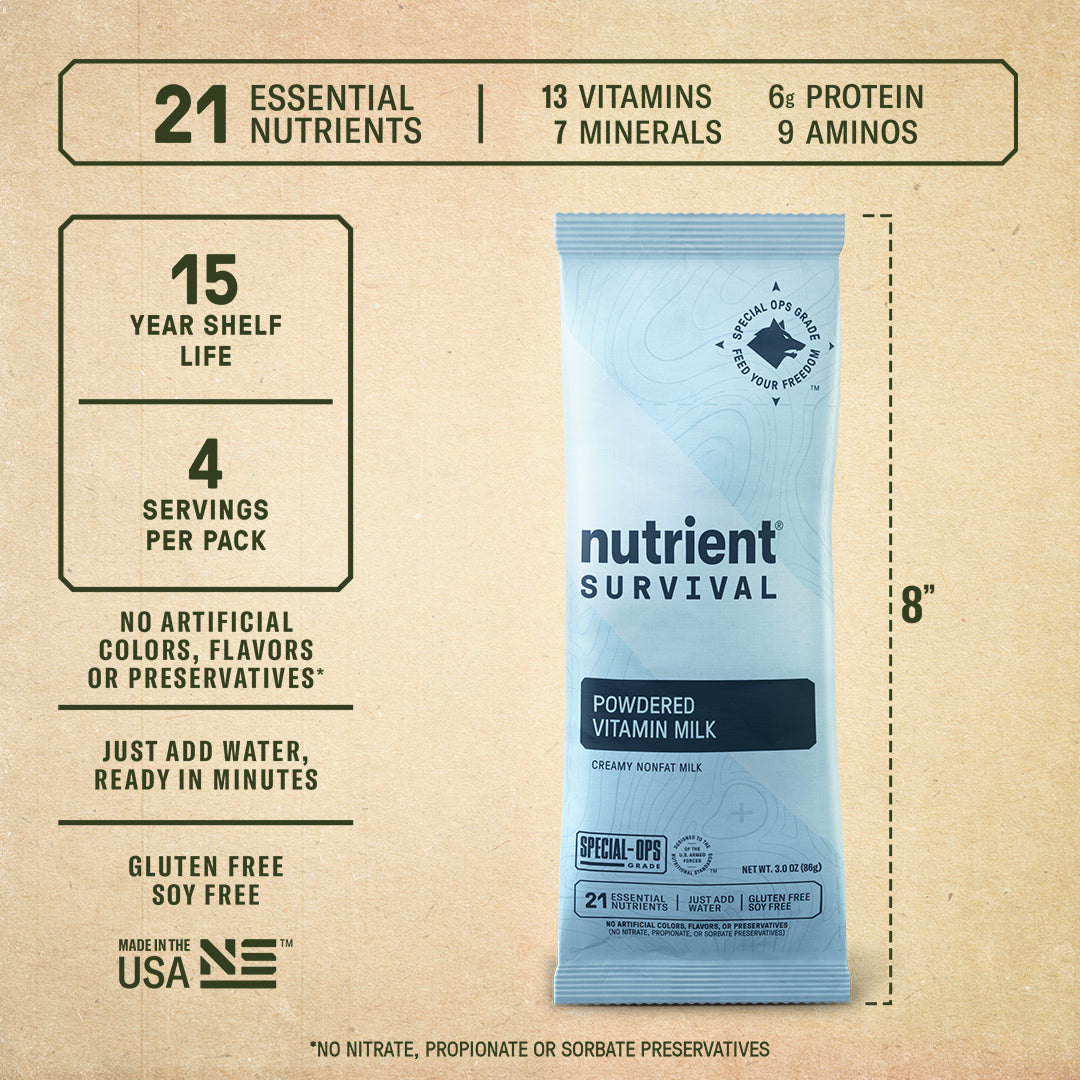 Powdered Vitamin Milk Singles 5-Packs